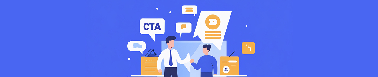 Banner ad with bold CTA button